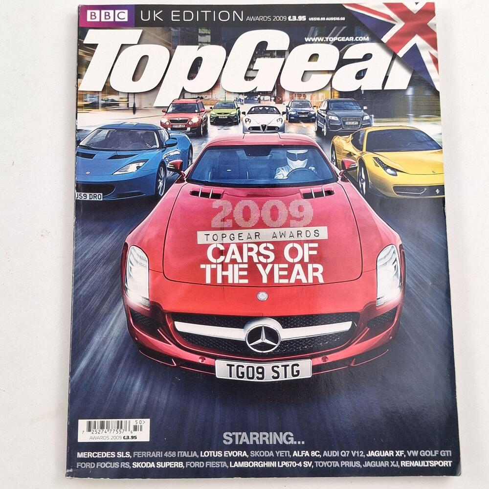 Top Gear Magazine Awards 2009 Cars Of The Year UK Edition Mercedes SLS Ferrari